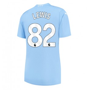 Manchester City Rico Lewis #82 Domaci Dres za Ženska 2023-24 Kratak Rukavima